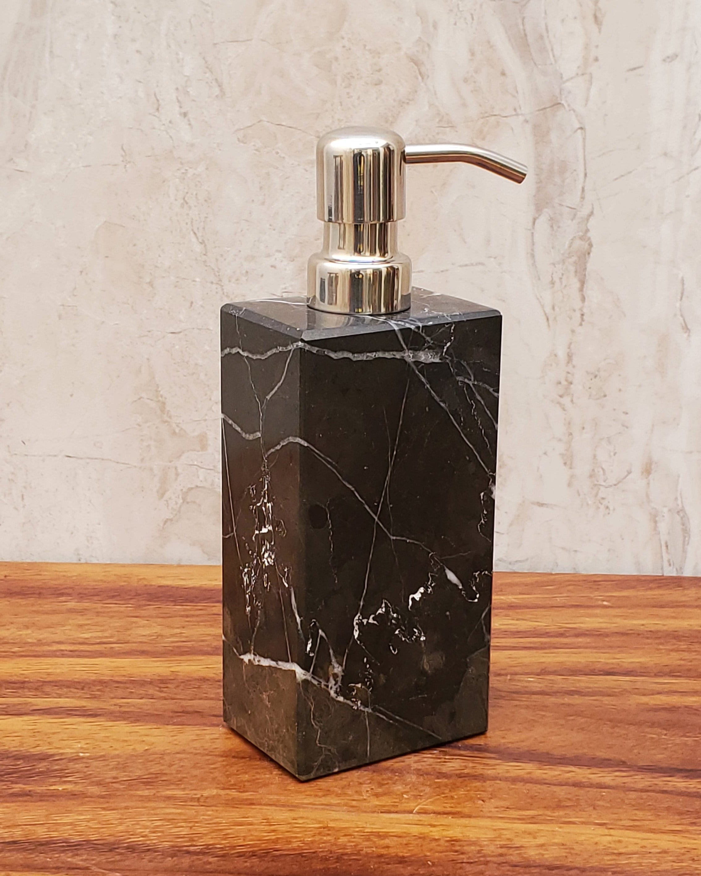 SD_39 Black Marble Liquid Soap or Lotion Dispenser