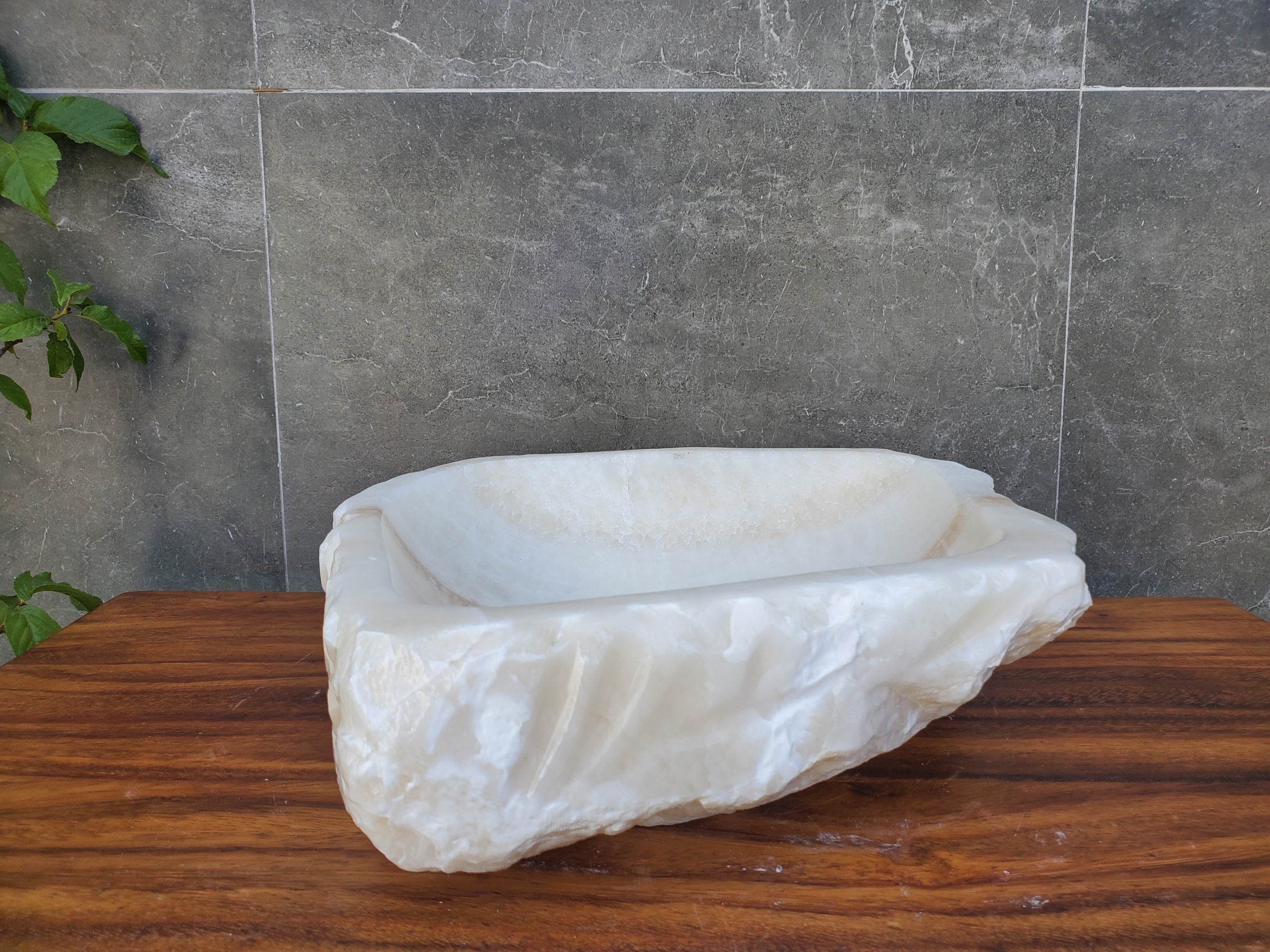 S21_25 Onyx Stone Bathroom Vessel Sink