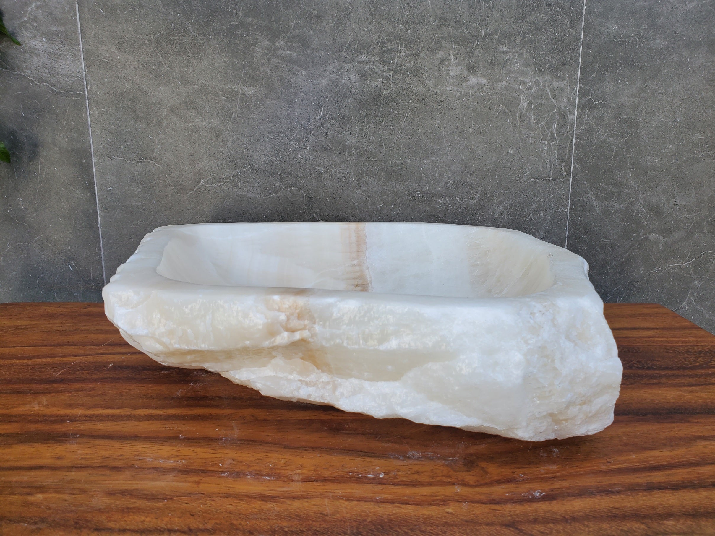 S21_25 Onyx Stone Bathroom Vessel Sink