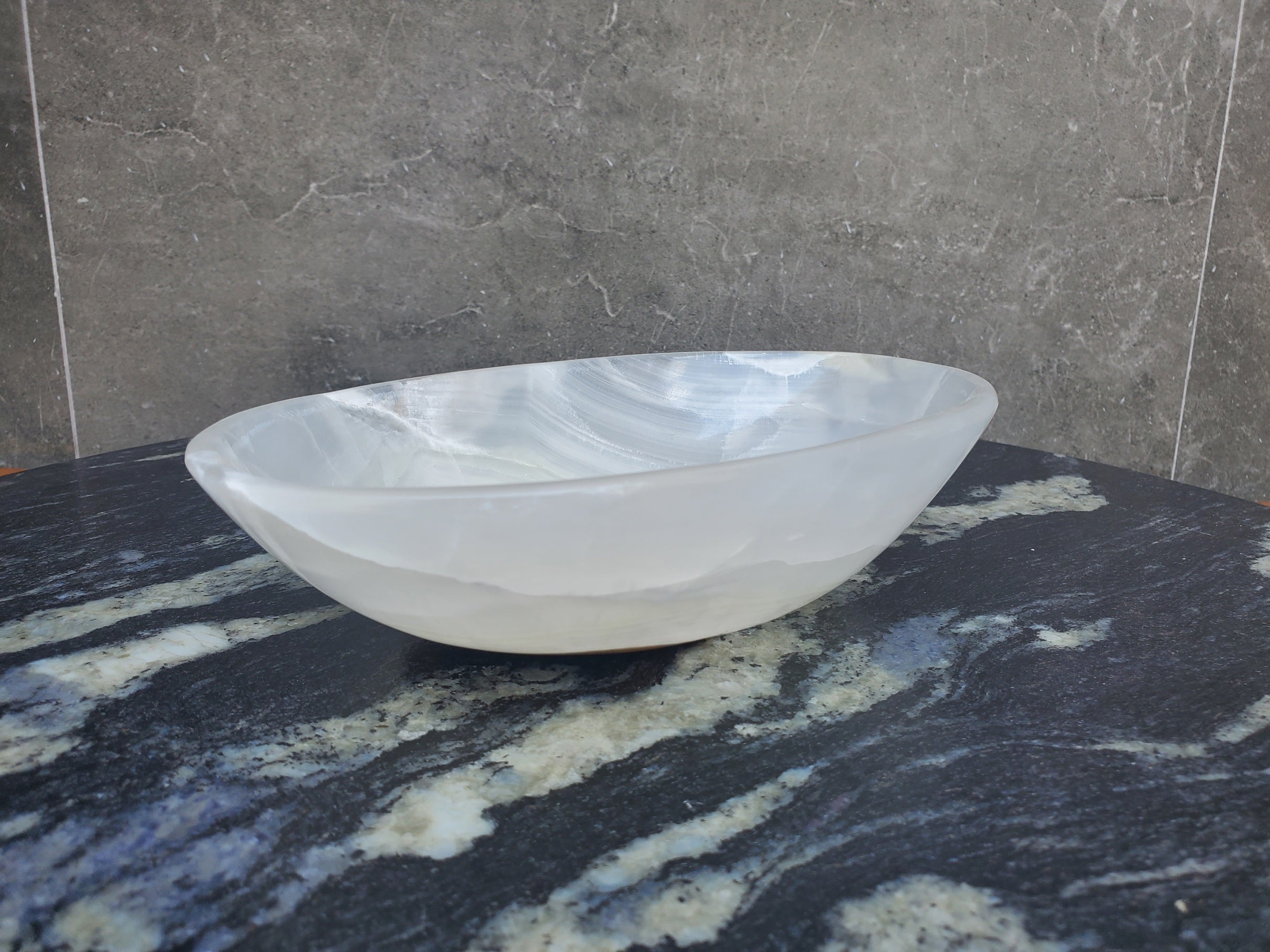 KB_08 Polished Onyx Stone Bowl (Small)