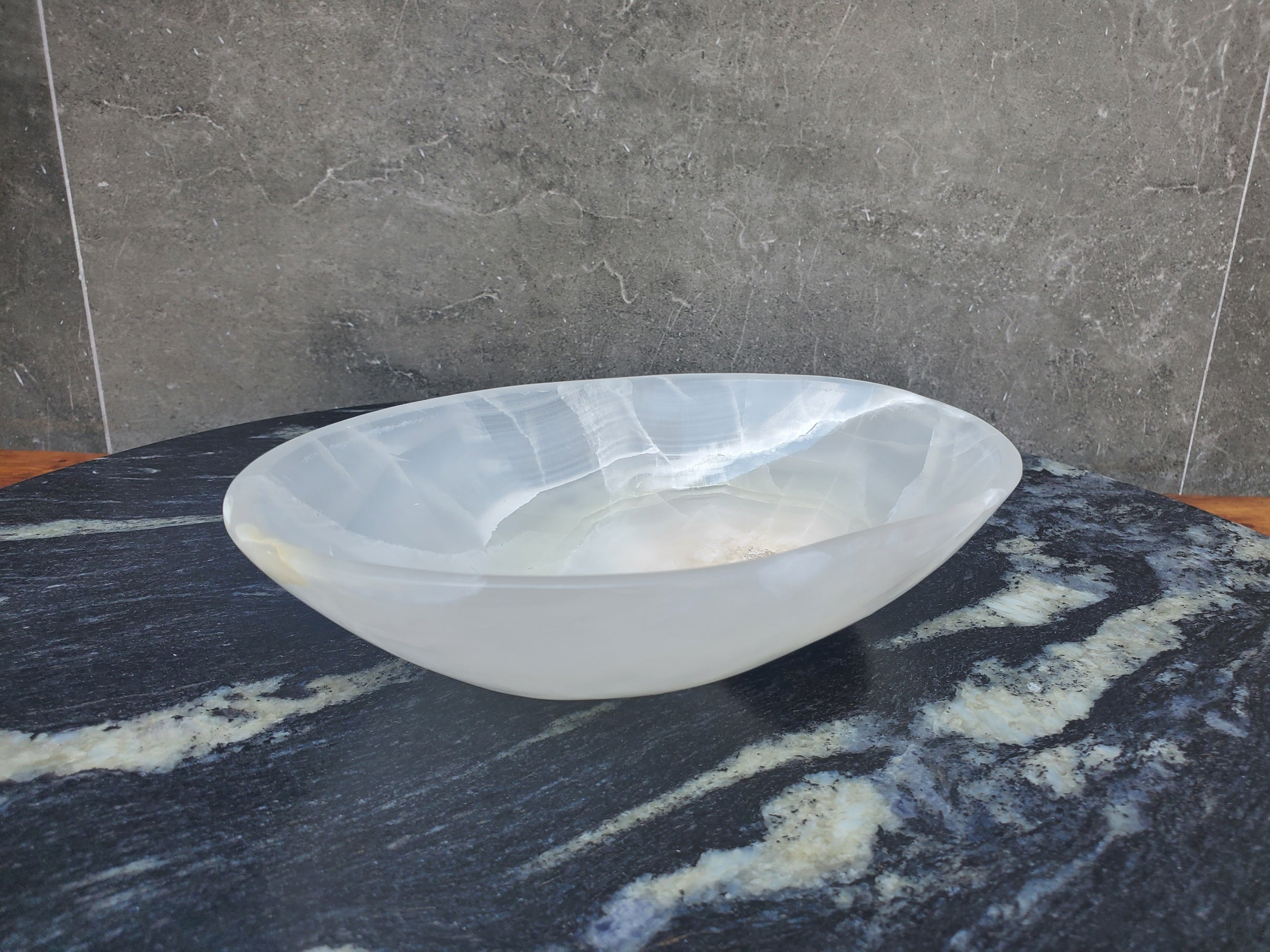 KB_08 Polished Onyx Stone Bowl (Small)