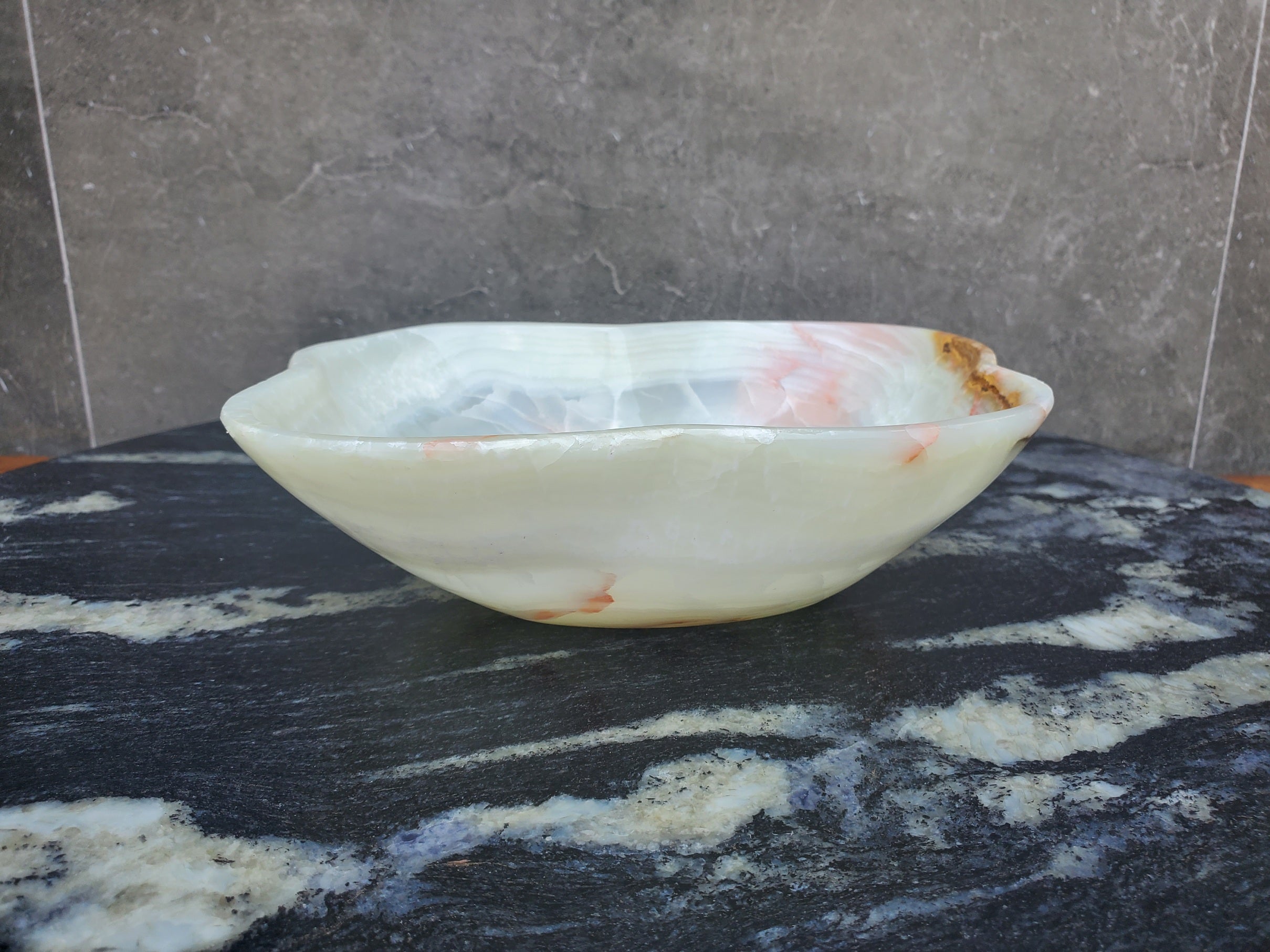 KB_09 Polished Onyx Stone Bowl (Small)