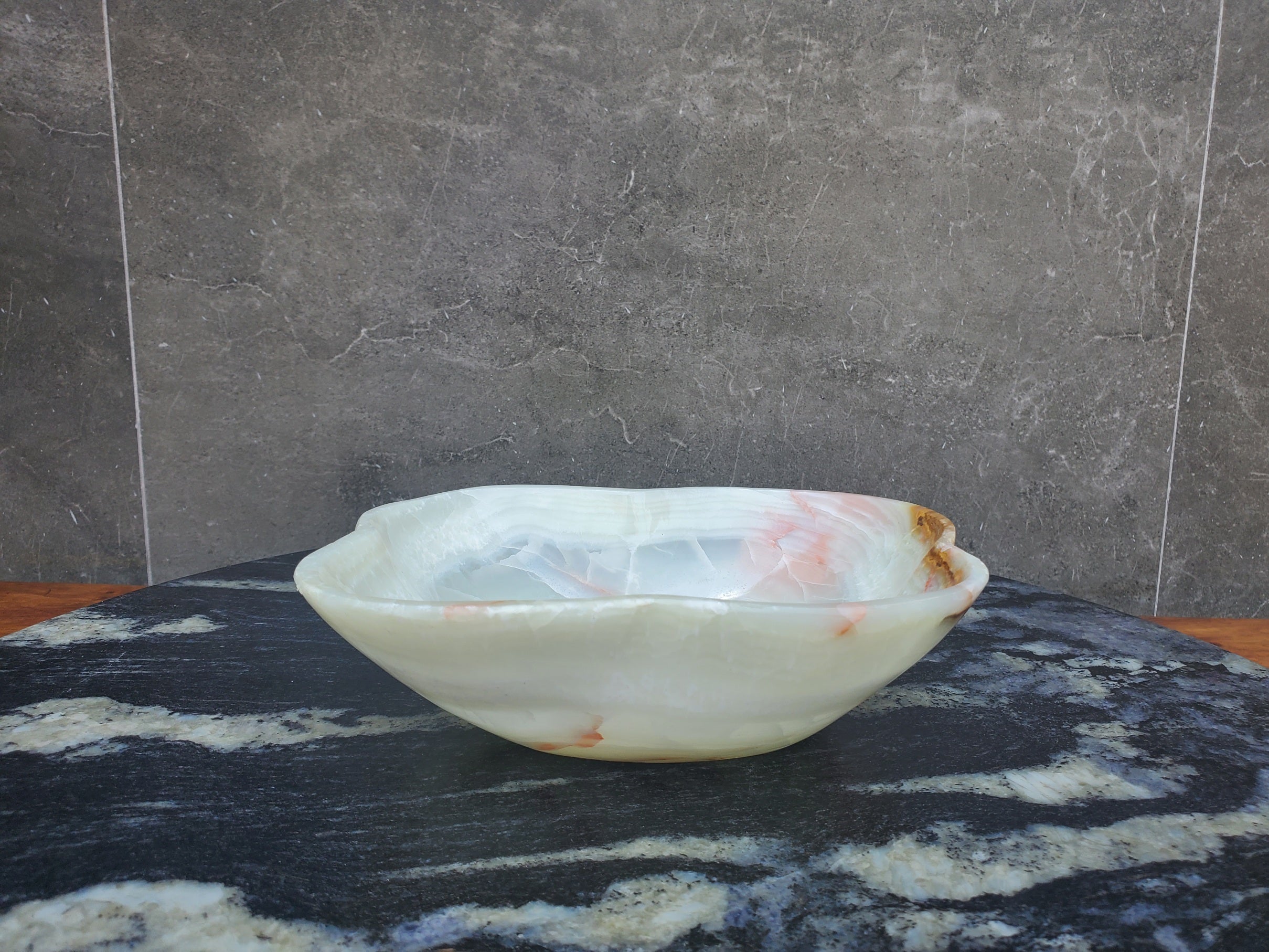 KB_09 Polished Onyx Stone Bowl (Small)