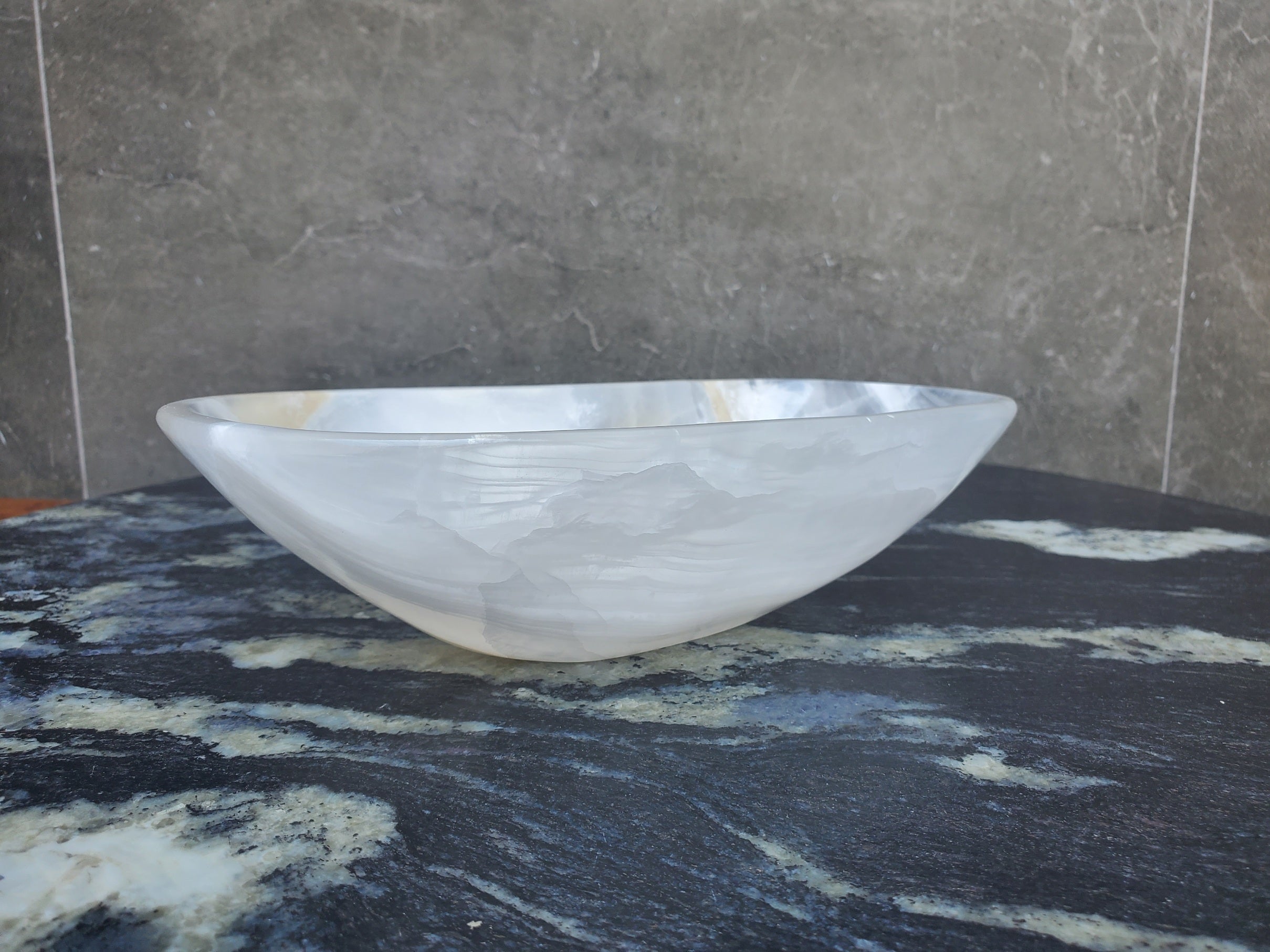 KB_11 Polished Onyx Stone Bowl (Small)