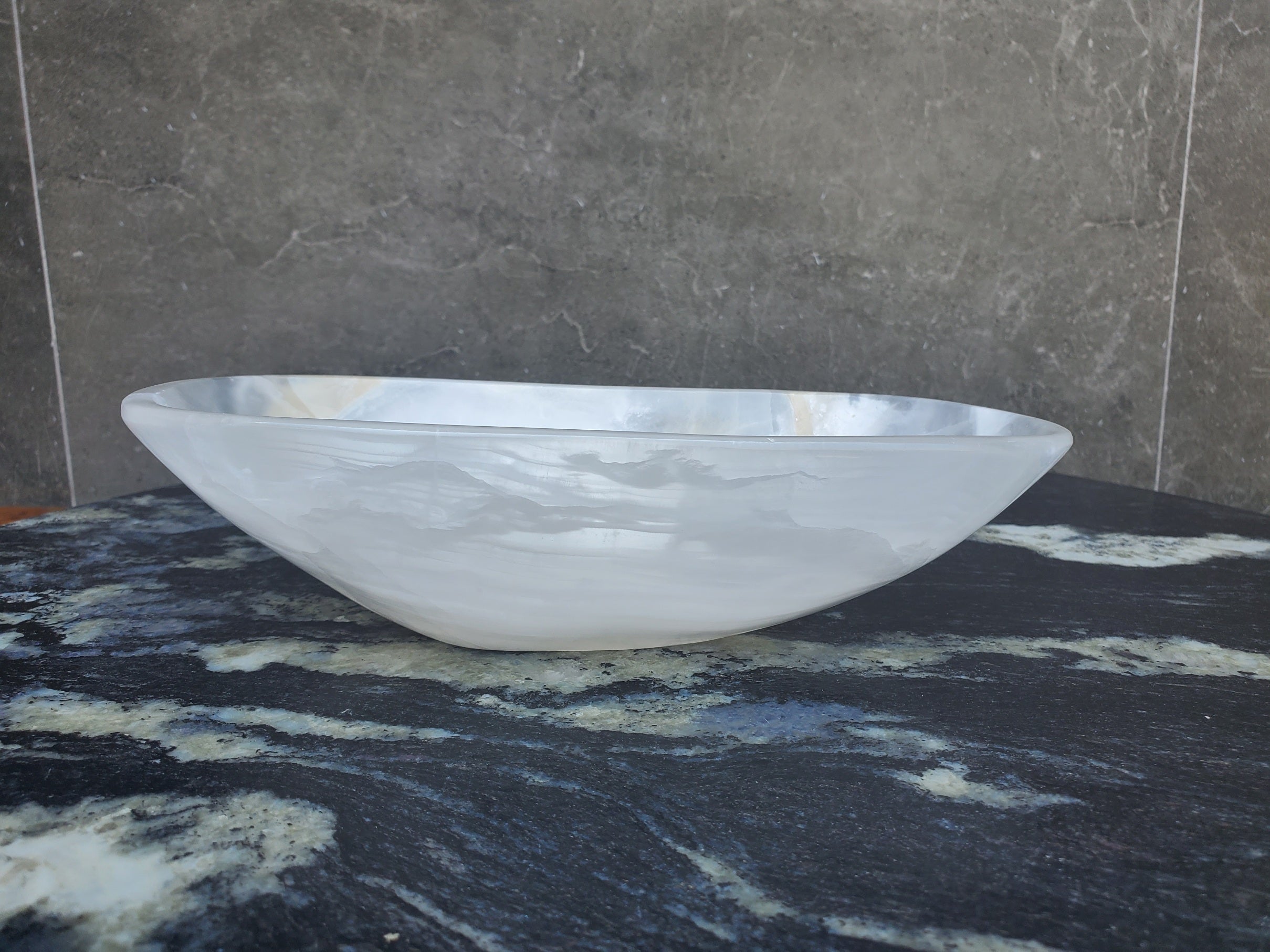 KB_11 Polished Onyx Stone Bowl (Small)