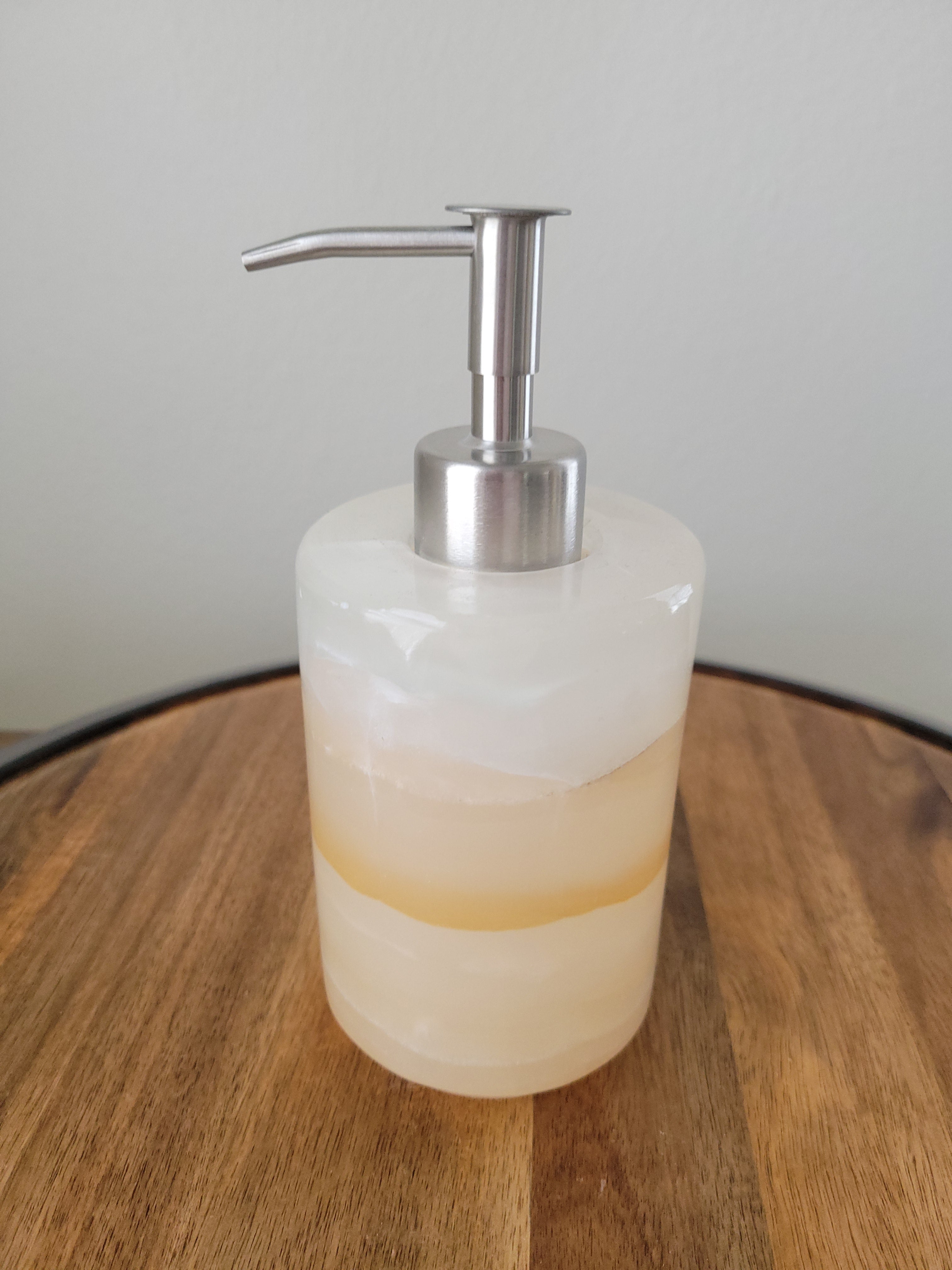 SD_02 Onyx Stone Liquid Soap or Lotion Dispenser