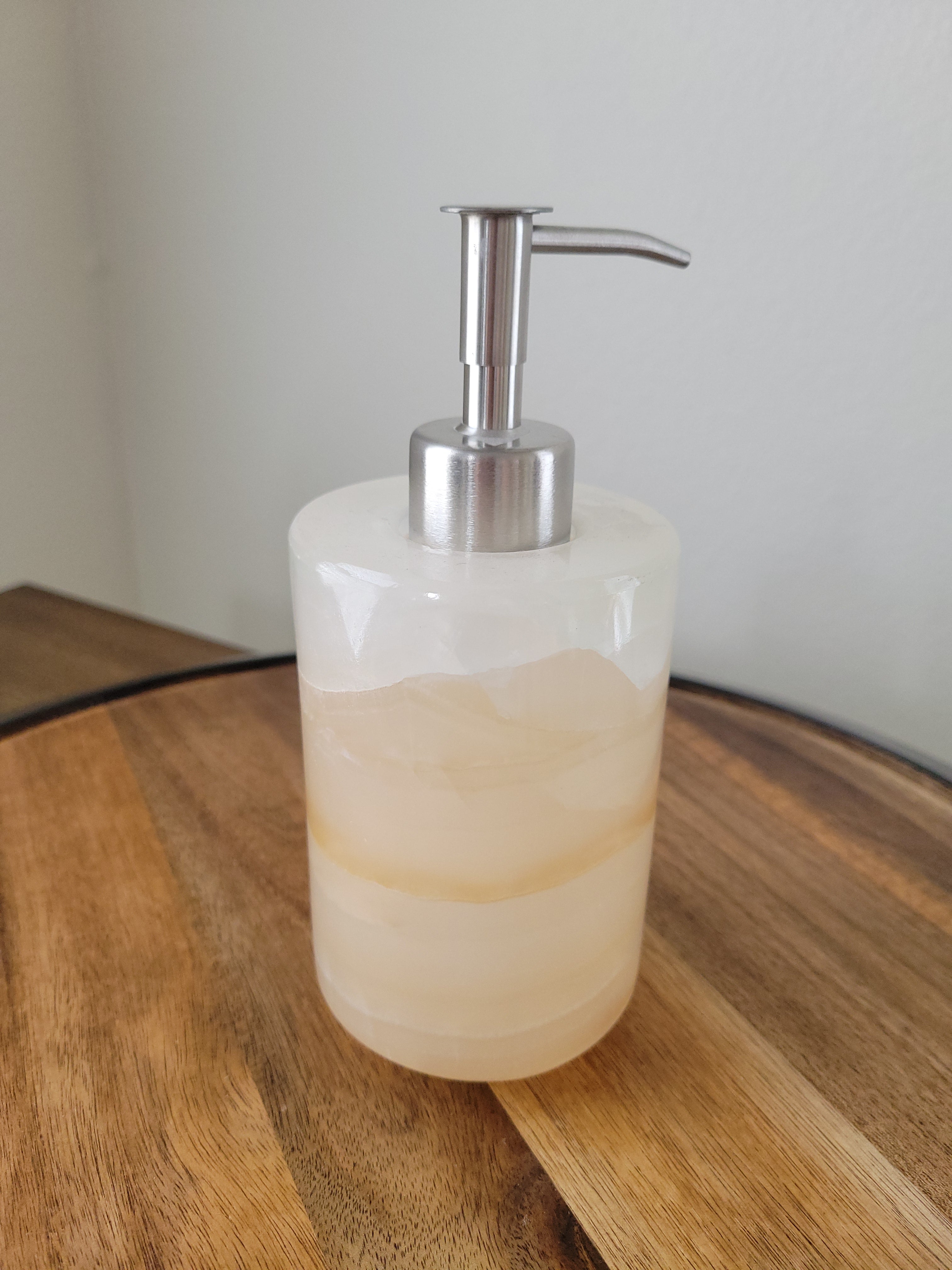 SD_02 Onyx Stone Liquid Soap or Lotion Dispenser