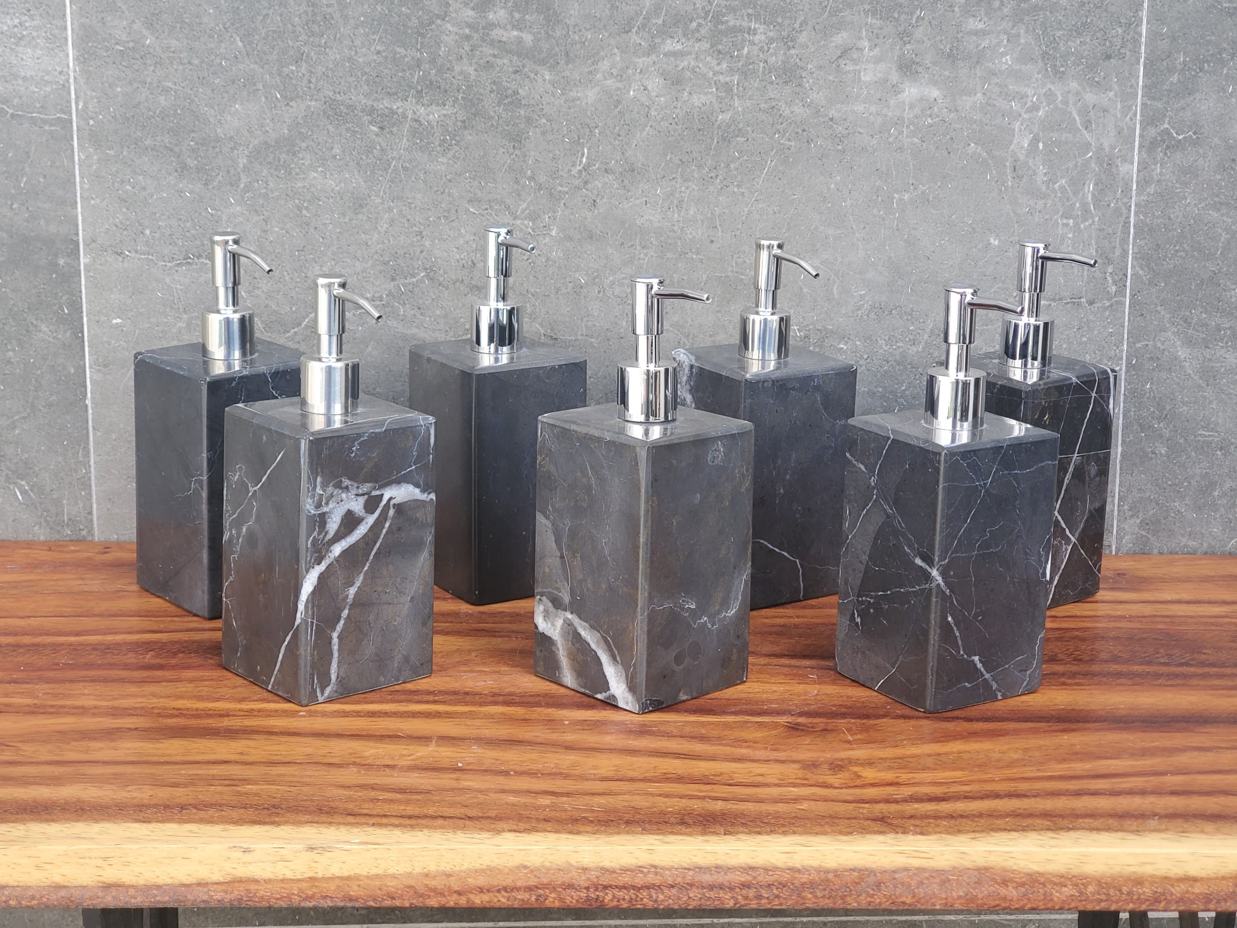 SD_54 Black Marble Liquid Soap or Lotion Dispenser