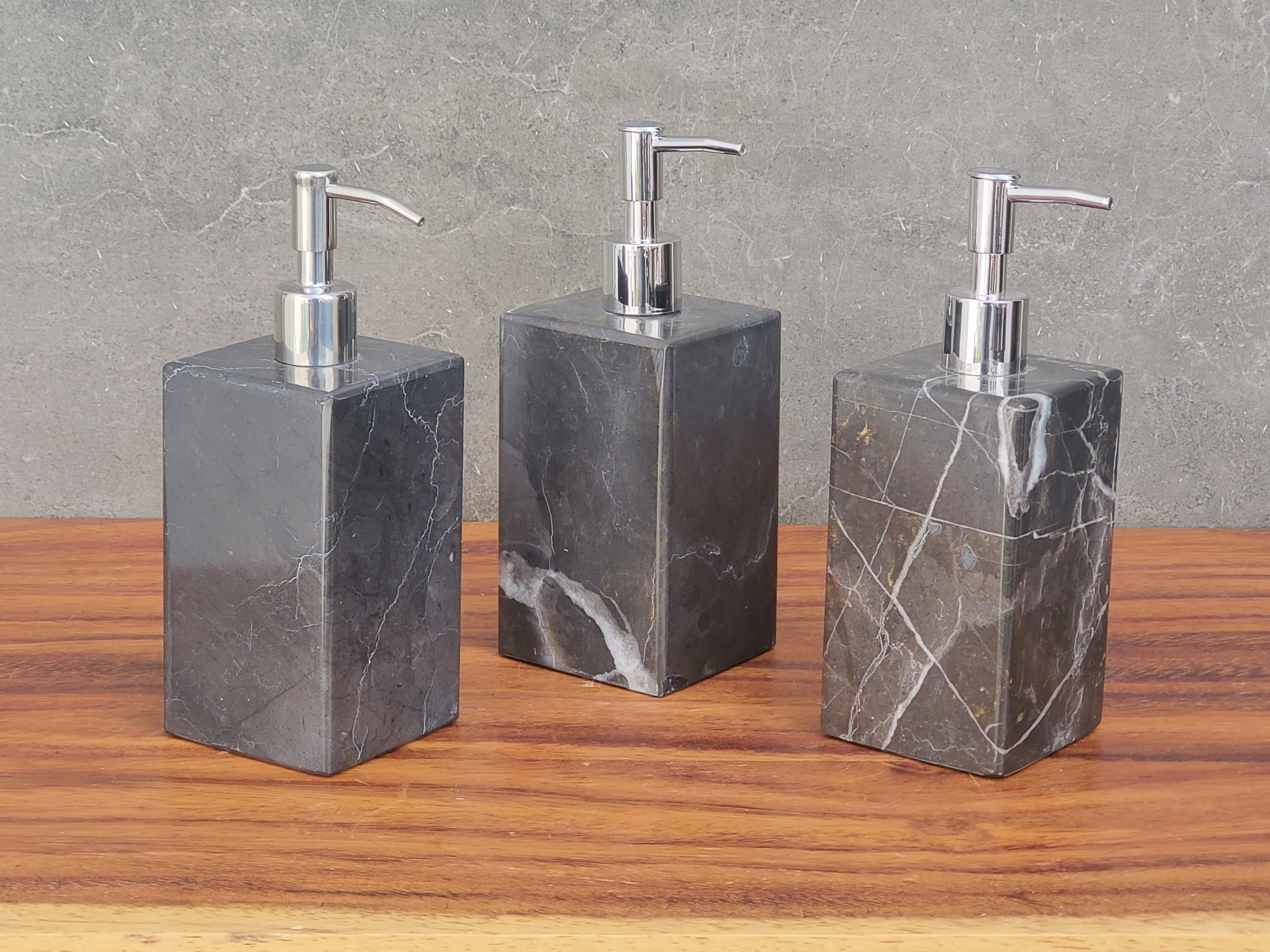 SD_54 Black Marble Liquid Soap or Lotion Dispenser