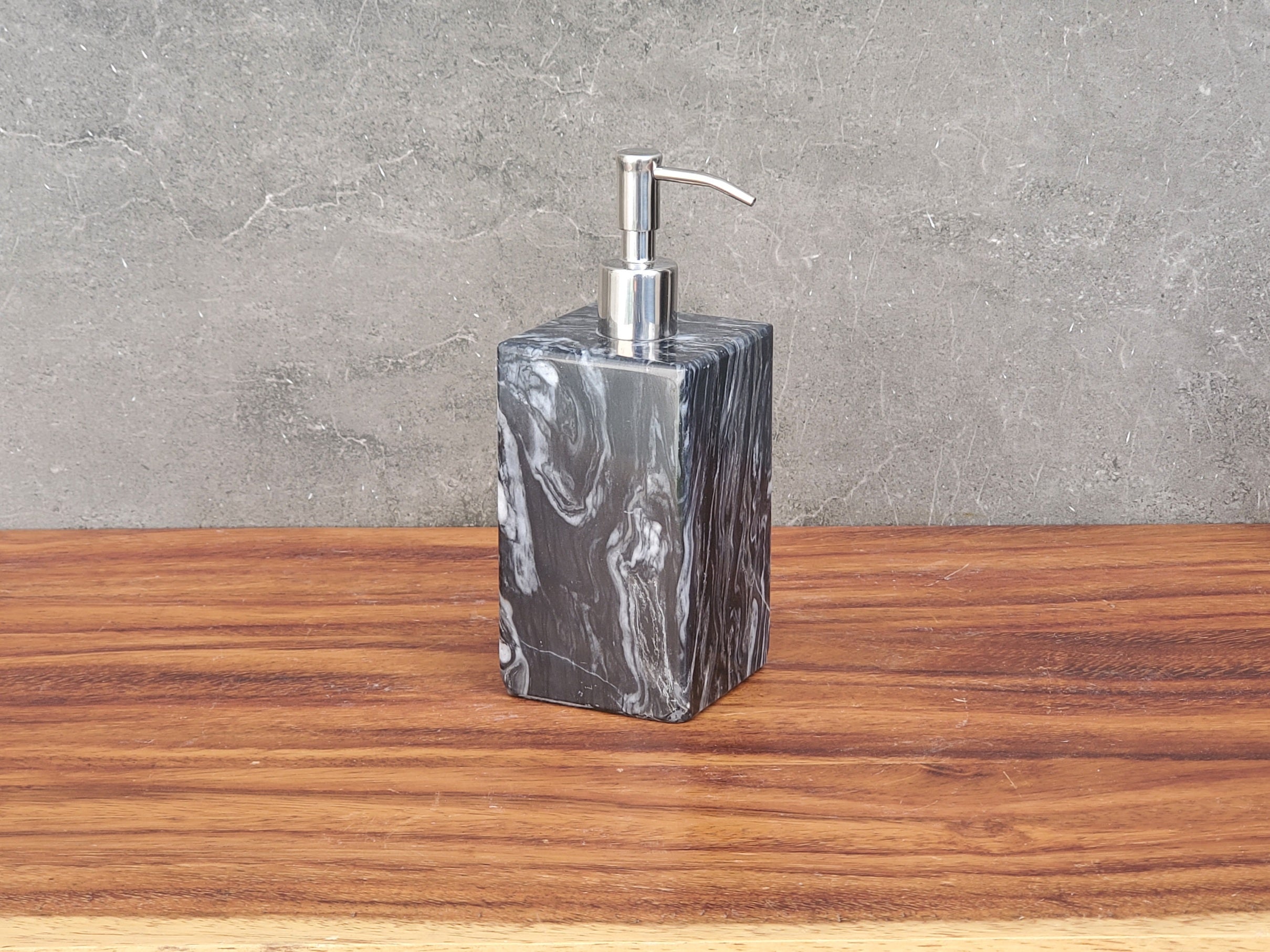 SD_54 Black Marble Liquid Soap or Lotion Dispenser