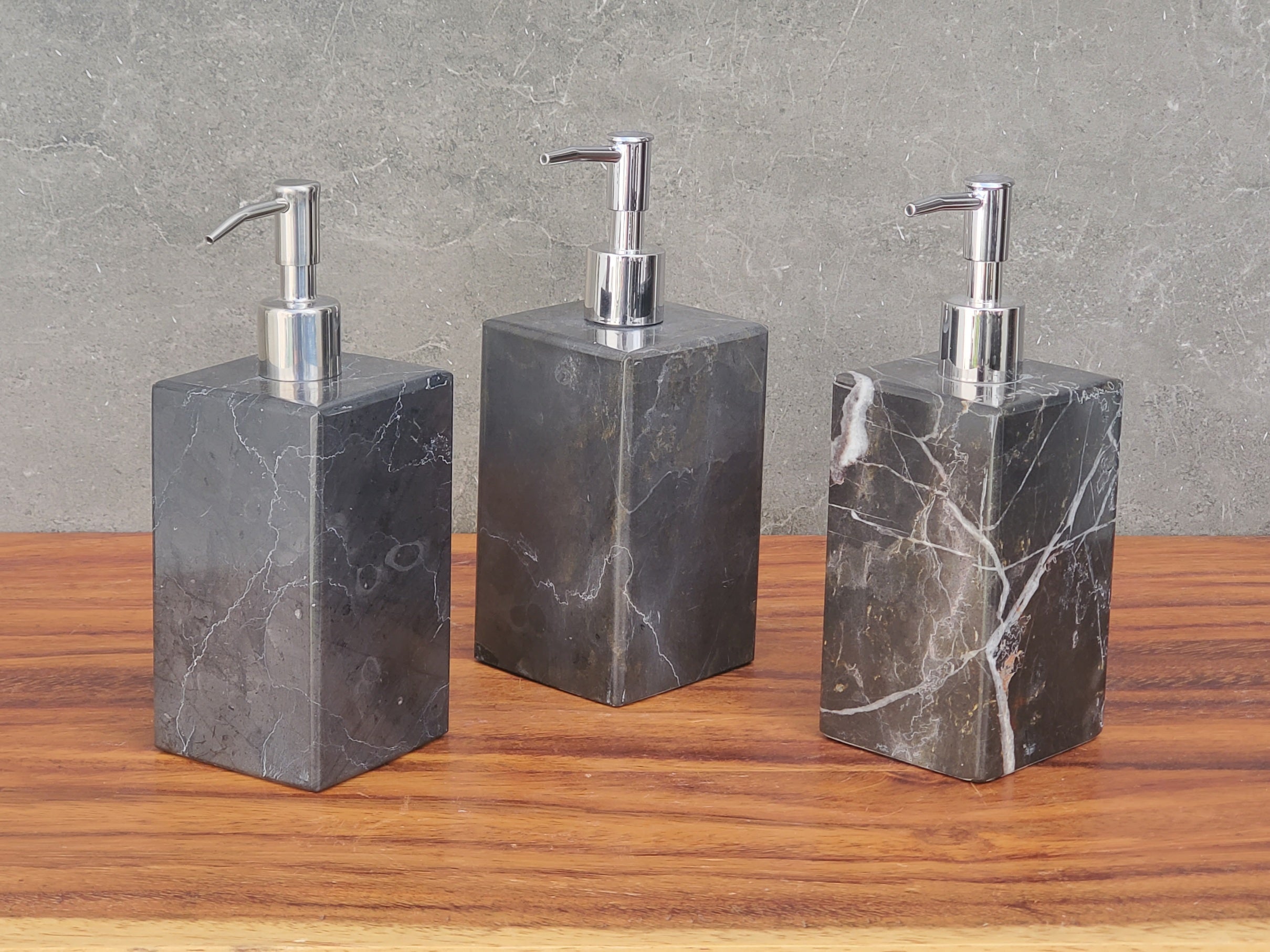 SD_54 Black Marble Liquid Soap or Lotion Dispenser