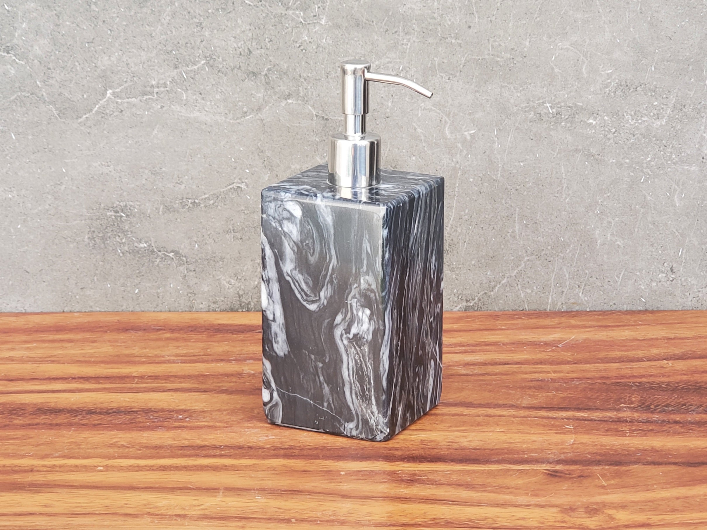 SD_54 Black Marble Liquid Soap or Lotion Dispenser