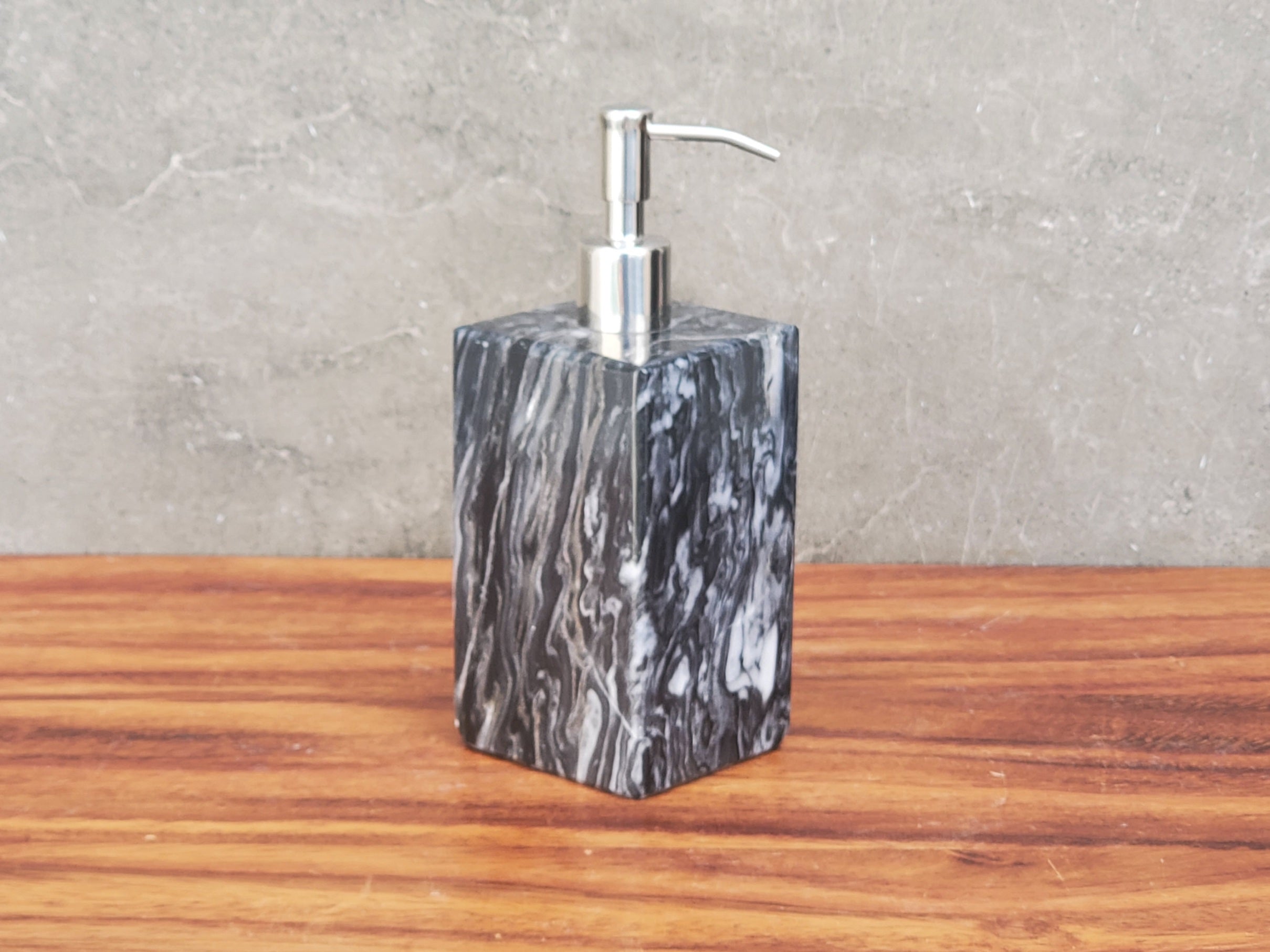 SD_54 Black Marble Liquid Soap or Lotion Dispenser