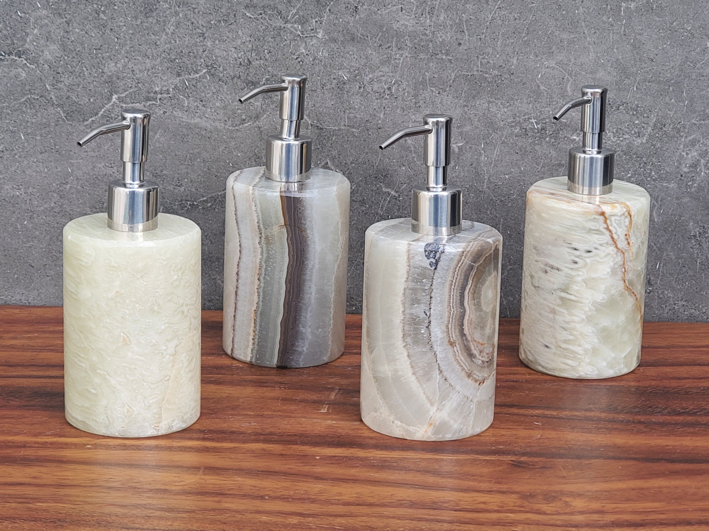 SD_57 Onyx Stone Liquid Soap or Lotion Dispenser