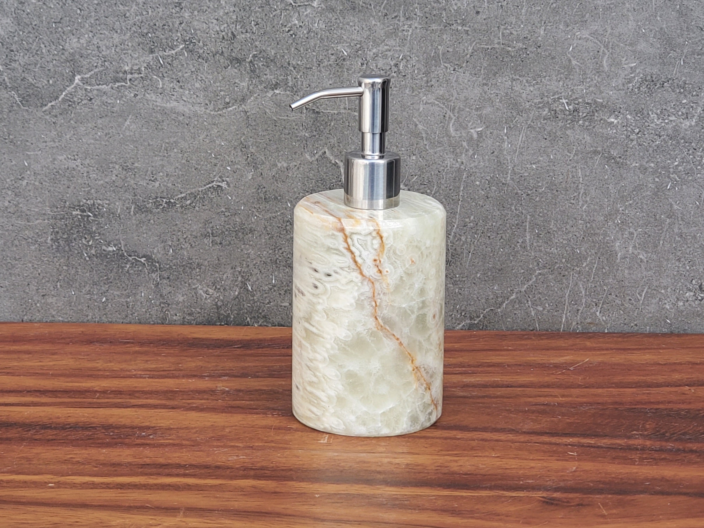 SD_57 Onyx Stone Liquid Soap or Lotion Dispenser