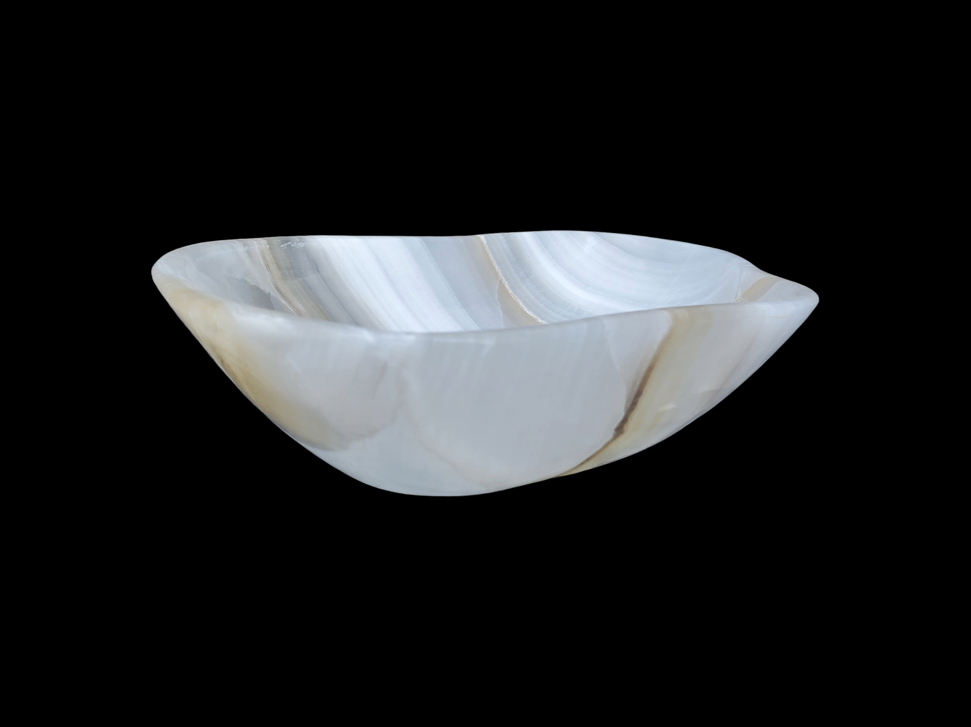 KB_10 Polished Onyx Stone Bowl (Small)