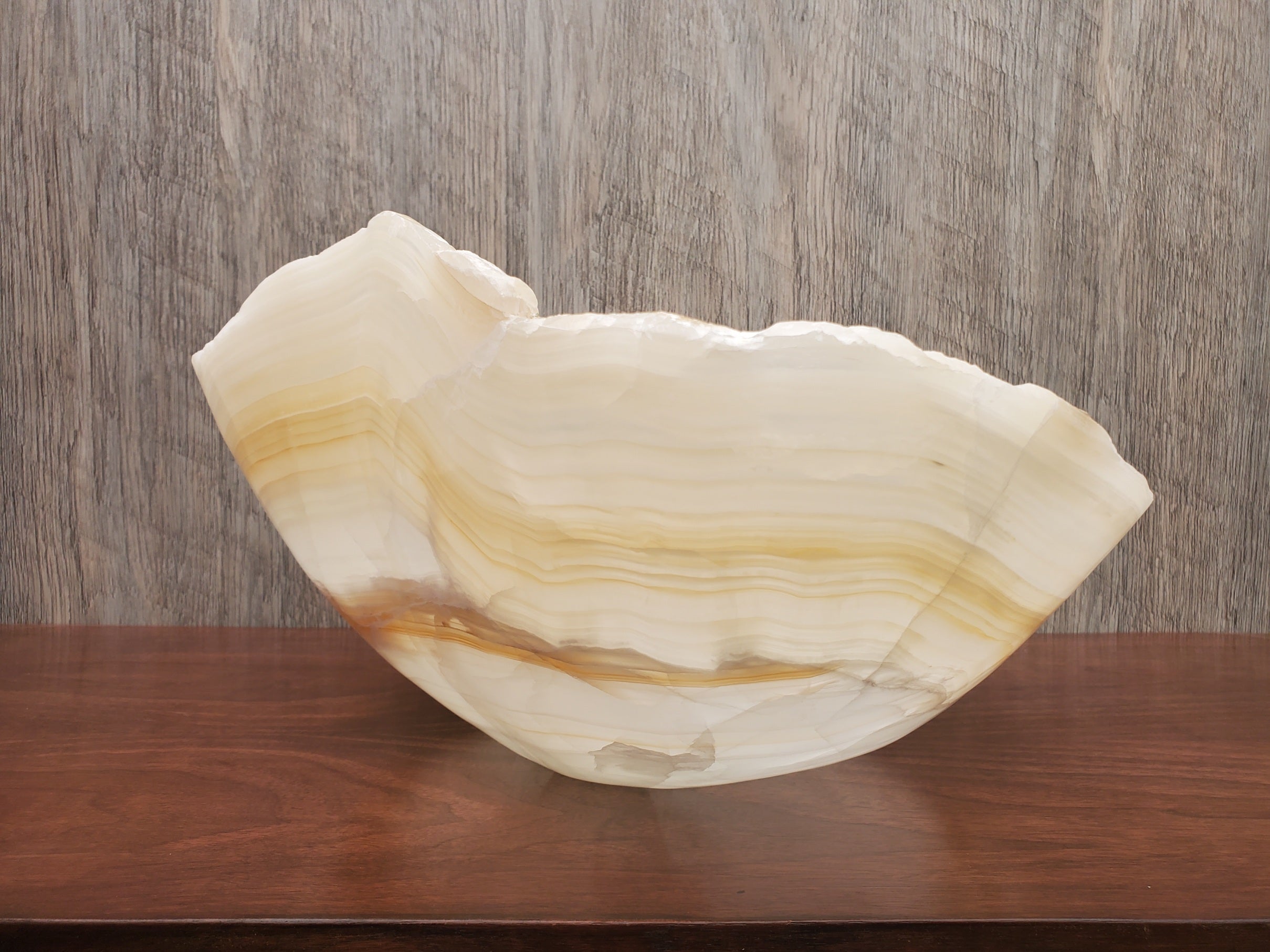 S23_02 Onyx Stone Bathroom Vessel Sink