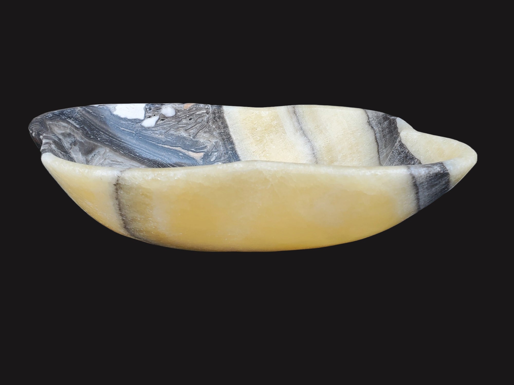 KB_05 Polished Onyx Stone Bowl (Small)